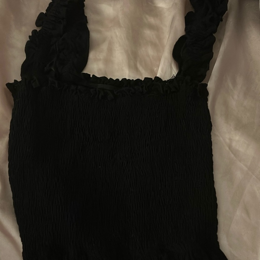 black tank top